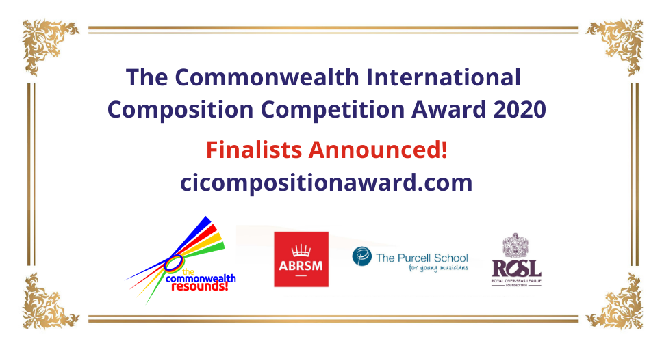 Finalists Announced: Commonwealth International Composition Award 2020/21