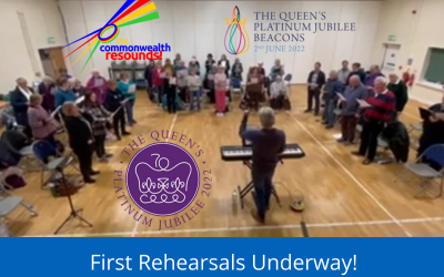 First rehearsals underway!